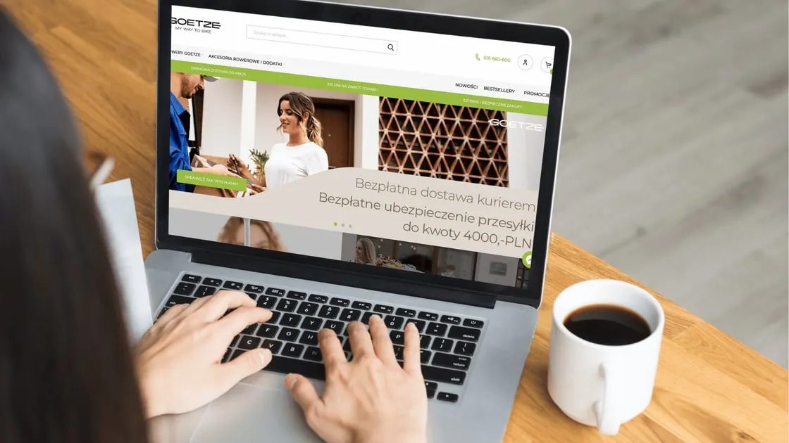Strona główna sklepu Goetze na Magento 2